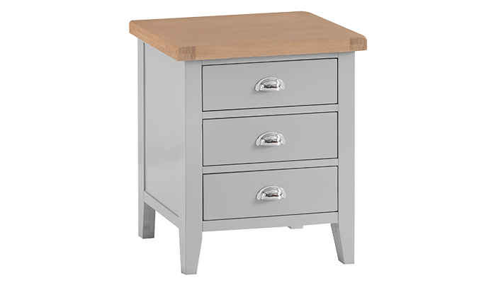 3 Drawer Extra Large Bedside Chest