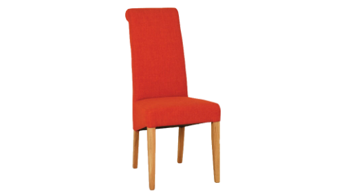 Fabric Chair Dark Orange