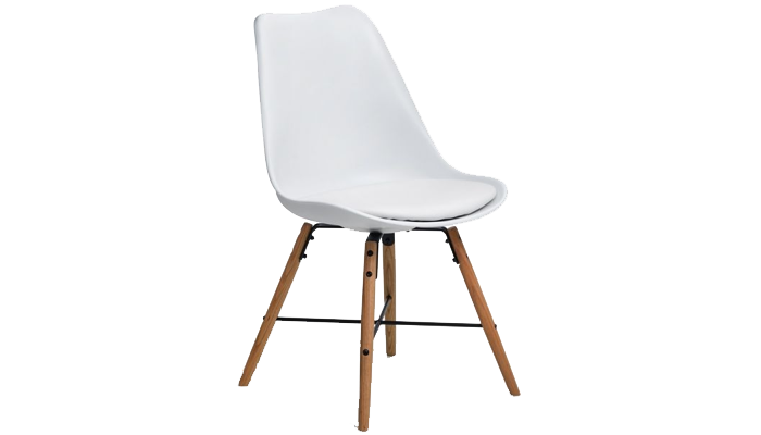 Dining Chair - White & Oak