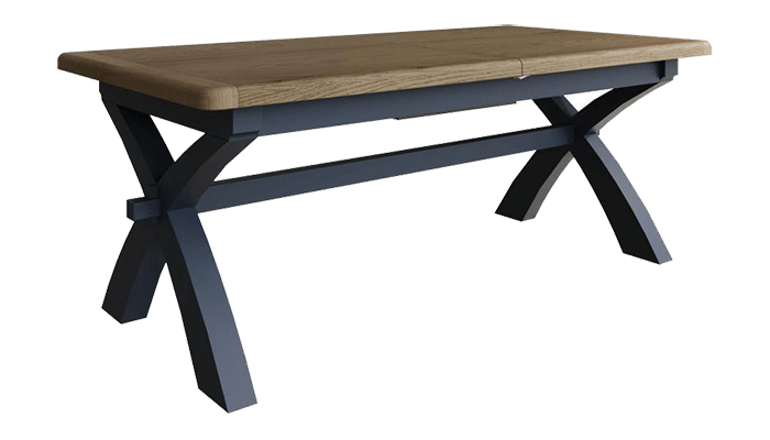 2m Cross Leg Fixed Dining Table