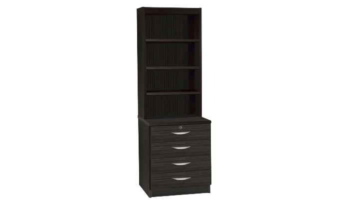 Four Drawer Chest With OSD Hutch