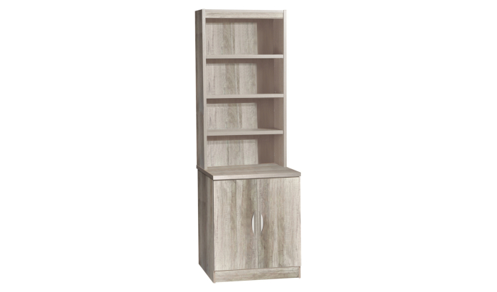 Desk Height Cupboard 600mm Wide With OSD Hutch