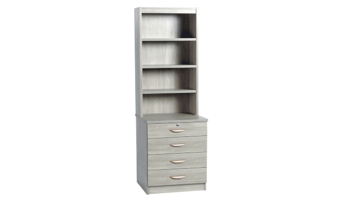 Four Drawer Chest With OSD Hutch