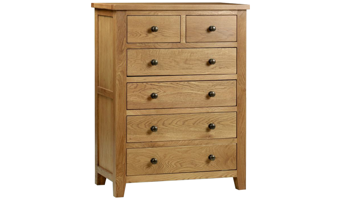 2 over 4 Drawer Chest