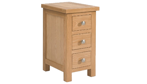 Compact 3 Drawer Bedside