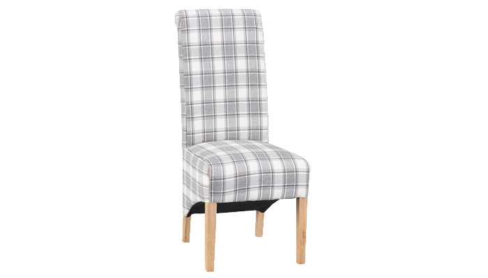 Dining Chair Natural Check