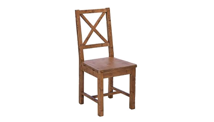 Wooden X-Back Dining Chair