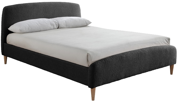 King Bed Frame - Charcoal