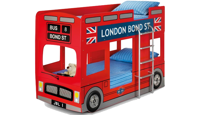 Red Bus Bunk Bed