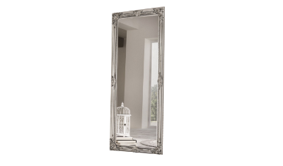 Silver Rectangular Leaner Mirror 