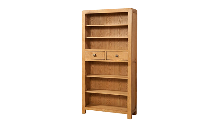 Tall Bookcase 2 Drawers