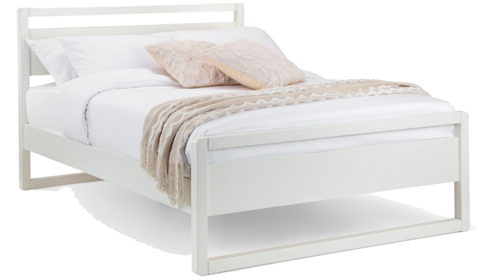 Double Bed Frame - White
